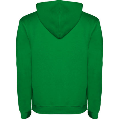 Kelly Green-White - Back - Roly Childrens-Kids Urban Drawstring Hoodie