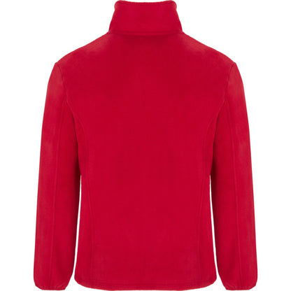 Red - Back - Roly Childrens-Kids Artic Full Zip Fleece Jacket