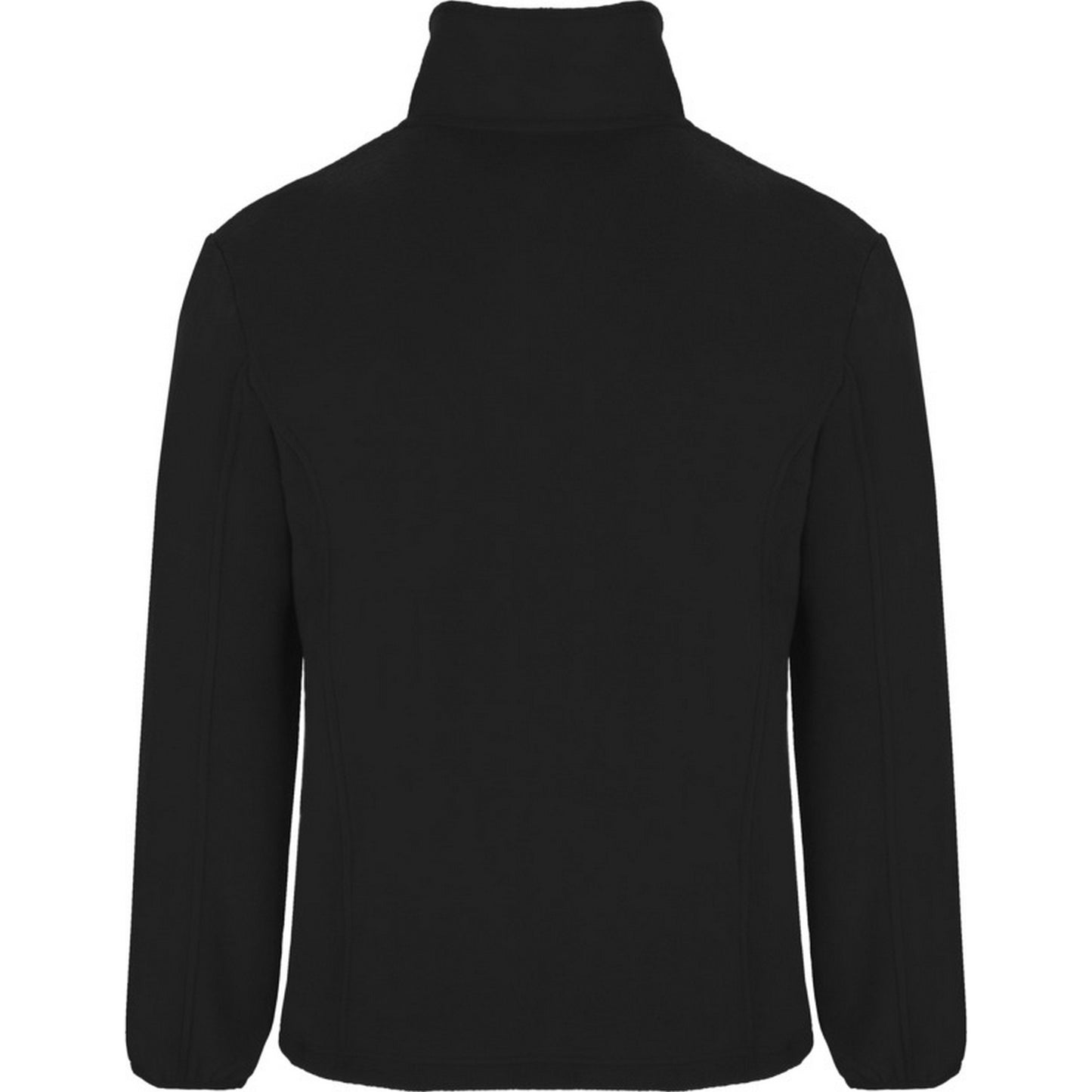 Solid Black - Back - Roly Childrens-Kids Artic Full Zip Fleece Jacket