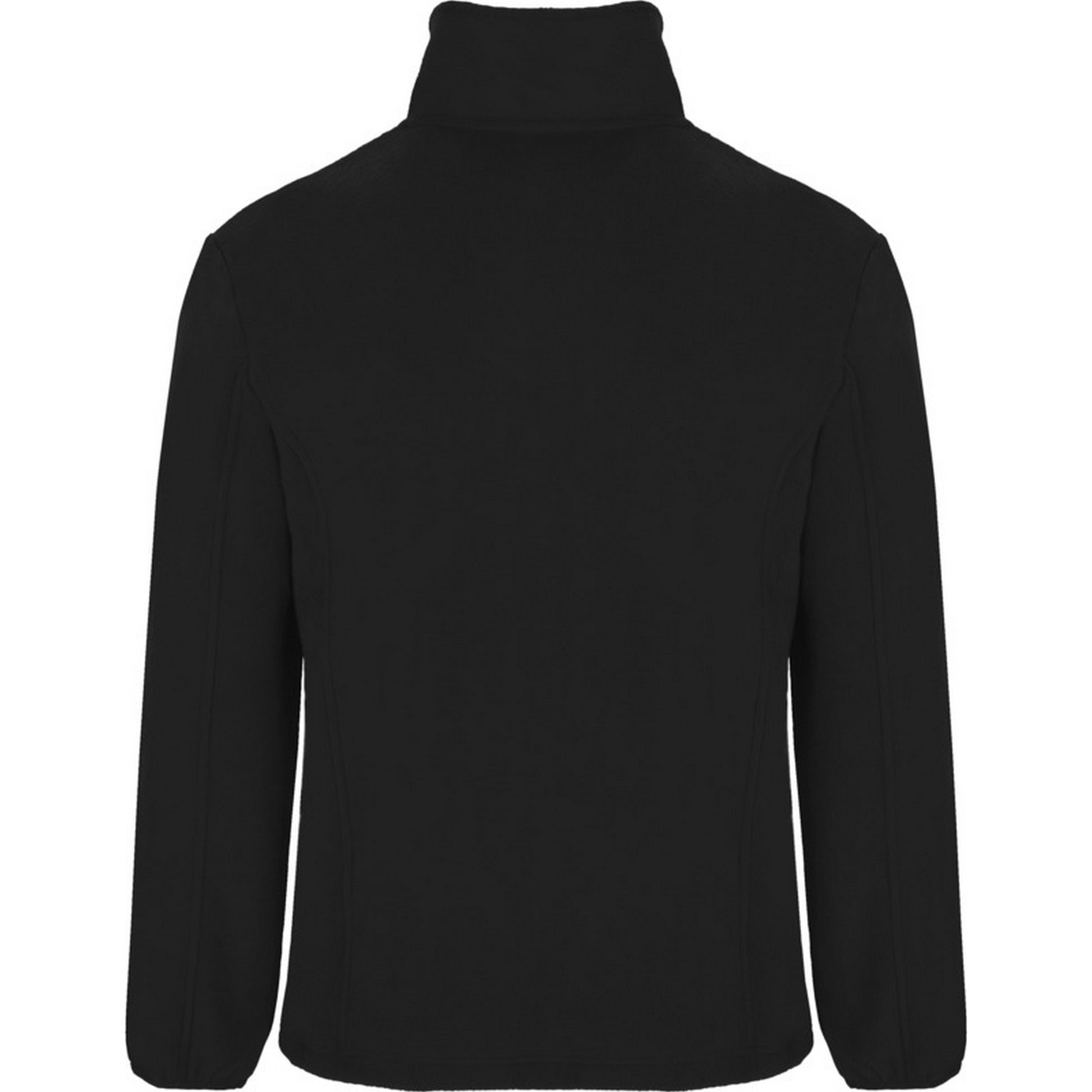 Solid Black - Back - Roly Childrens-Kids Artic Full Zip Fleece Jacket