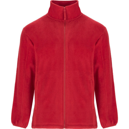Red - Front - Roly Childrens-Kids Artic Full Zip Fleece Jacket