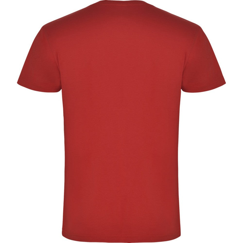 Red - Back - Roly Mens Samoyedo V Neck T-Shirt