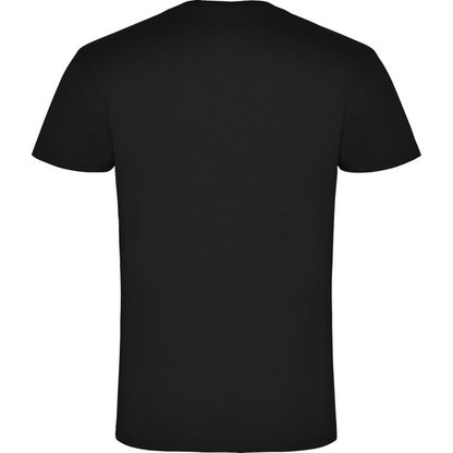 Solid Black - Back - Roly Mens Samoyedo V Neck T-Shirt