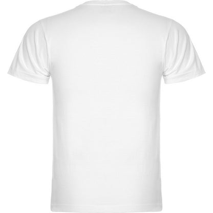 White - Back - Roly Mens Samoyedo V Neck T-Shirt