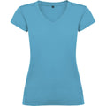 Turquoise - Front - Roly Womens-Ladies Victoria T-Shirt