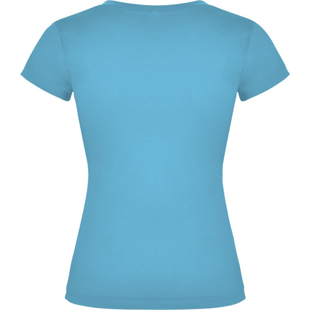 Solid Black - Lifestyle - Roly Womens-Ladies Victoria T-Shirt