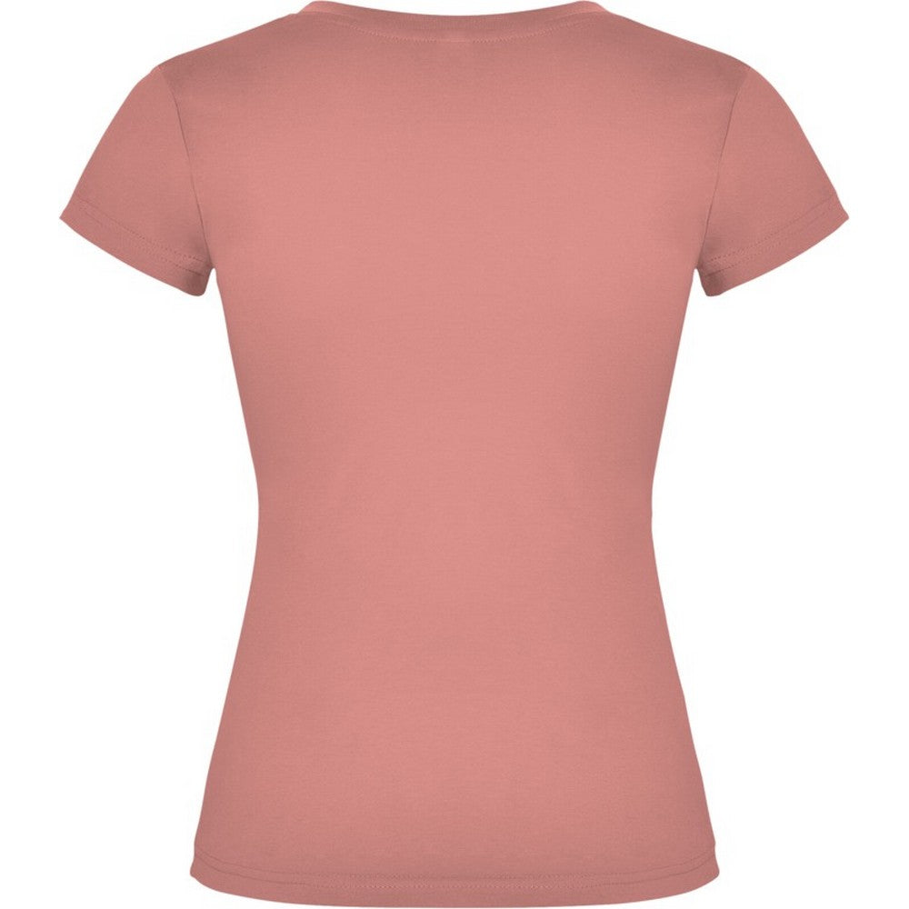 Clay Orange - Back - Roly Womens-Ladies Victoria T-Shirt