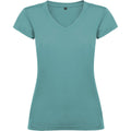 Dusty Blue - Front - Roly Womens-Ladies Victoria T-Shirt