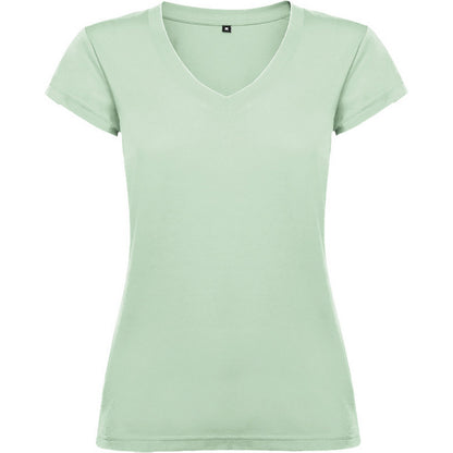 Mist Green - Front - Roly Womens-Ladies Victoria T-Shirt