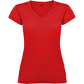 Red - Front - Roly Womens-Ladies Victoria T-Shirt