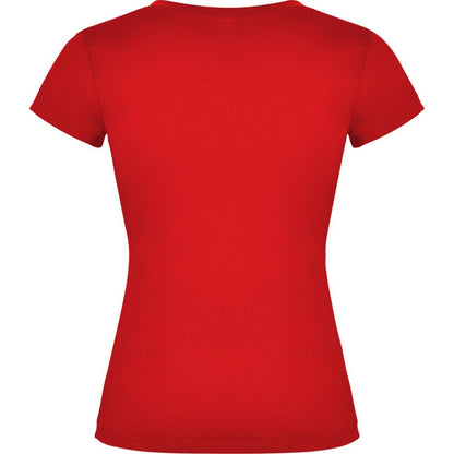 Red - Back - Roly Womens-Ladies Victoria T-Shirt