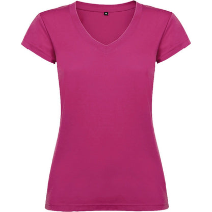 Rosette - Front - Roly Womens-Ladies Victoria T-Shirt