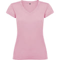 Light Pink - Front - Roly Womens-Ladies Victoria T-Shirt