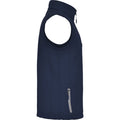 Navy Blue - Side - Roly Unisex Adult Nevada Softshell Body Warmer