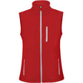 Red - Front - Roly Unisex Adult Nevada Softshell Body Warmer