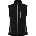 Solid Black - Front - Roly Unisex Adult Nevada Softshell Body Warmer