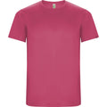 Fluro Pink - Front - Roly Mens Imola Short-Sleeved Sports T-Shirt