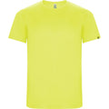 Fluro Yellow - Front - Roly Mens Imola Short-Sleeved Sports T-Shirt
