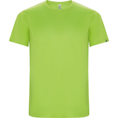 Lime - Front - Roly Mens Imola Short-Sleeved Sports T-Shirt