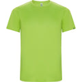 Lime Green - Front - Roly Mens Imola Short-Sleeved Sports T-Shirt