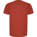 Red - Back - Roly Mens Imola Short-Sleeved Sports T-Shirt