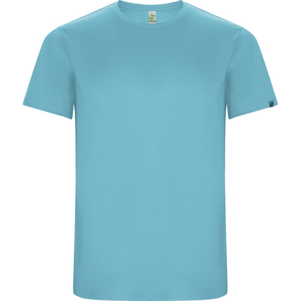 Turquoise - Front - Roly Mens Imola Short-Sleeved Sports T-Shirt