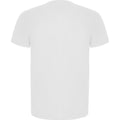 White - Back - Roly Mens Imola Short-Sleeved Sports T-Shirt