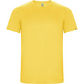 Yellow - Front - Roly Mens Imola Short-Sleeved Sports T-Shirt
