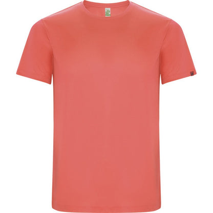 Fluorescent Coral - Front - Roly Mens Imola Short-Sleeved Sports T-Shirt