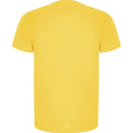 Yellow - Back - Roly Mens Imola Short-Sleeved Sports T-Shirt