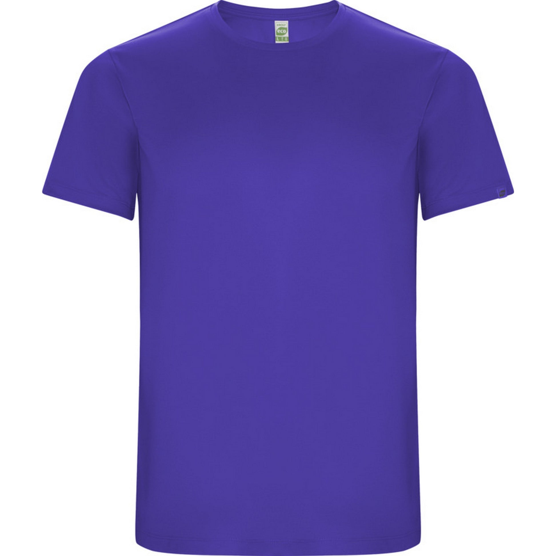Mauve - Front - Roly Mens Imola Short-Sleeved Sports T-Shirt