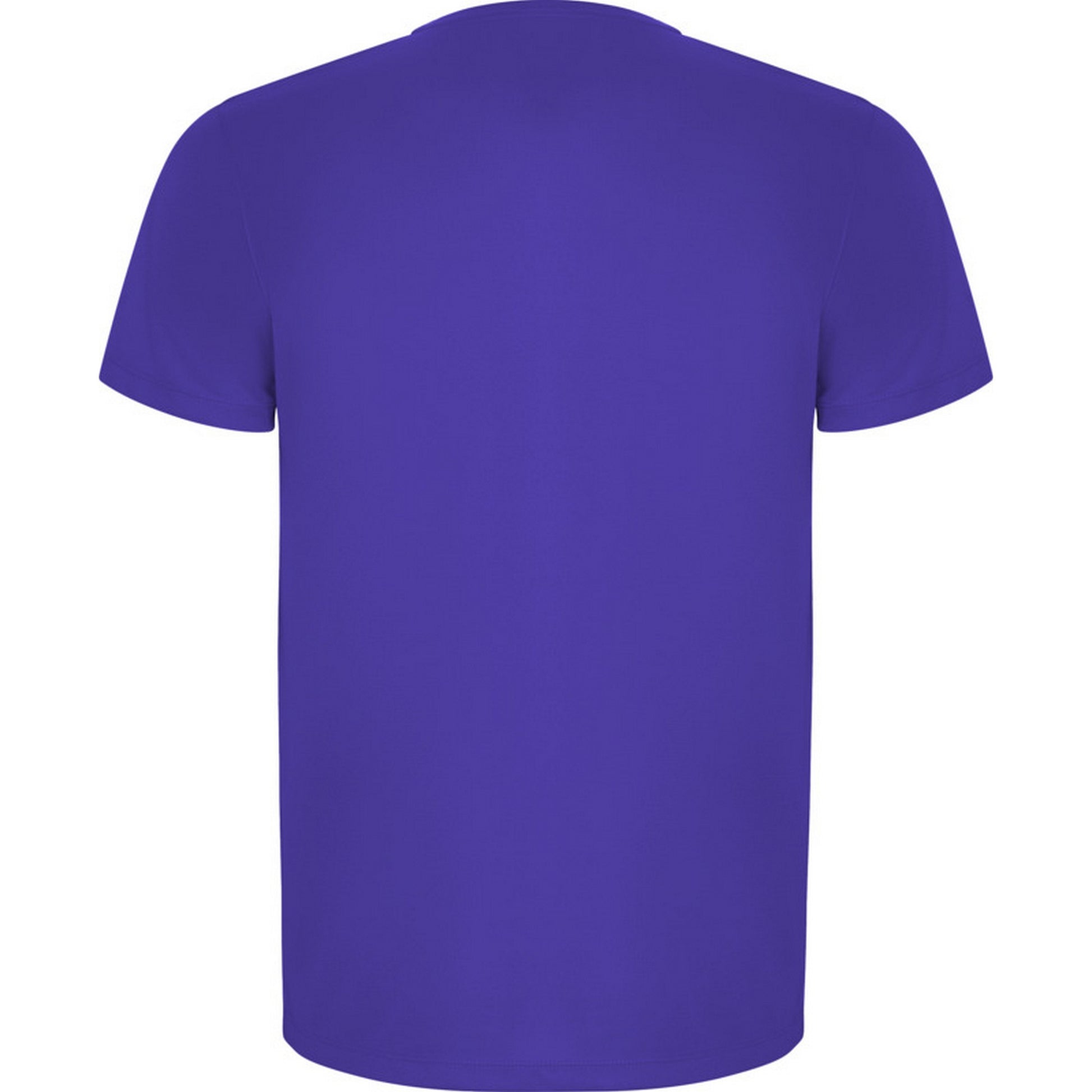 Mauve - Back - Roly Mens Imola Short-Sleeved Sports T-Shirt
