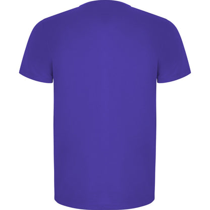 Mauve - Back - Roly Mens Imola Short-Sleeved Sports T-Shirt