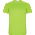 Fluro Green - Front - Roly Mens Imola Short-Sleeved Sports T-Shirt