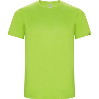 Fluorescent Green - Front - Roly Mens Imola Short-Sleeved Sports T-Shirt