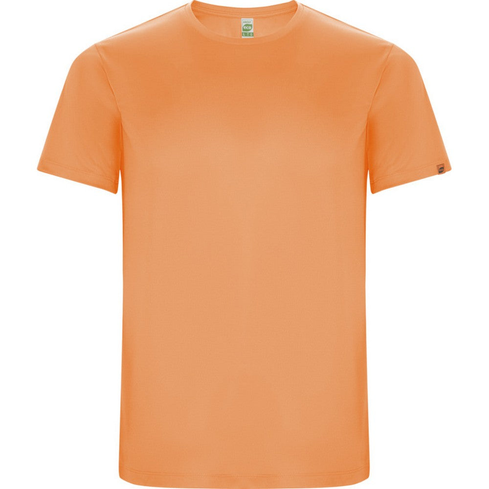 Fluorescent Orange - Front - Roly Mens Imola Short-Sleeved Sports T-Shirt