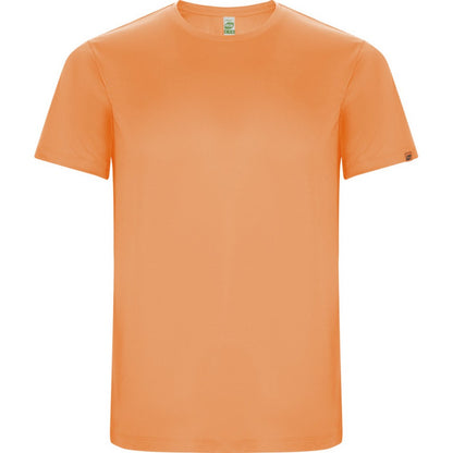 Fluorescent Orange - Front - Roly Mens Imola Short-Sleeved Sports T-Shirt