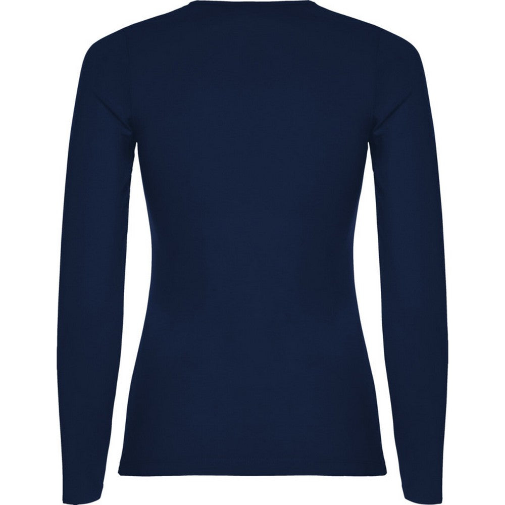 Navy Blue - Back - Roly Womens-Ladies Extreme Long-Sleeved T-Shirt