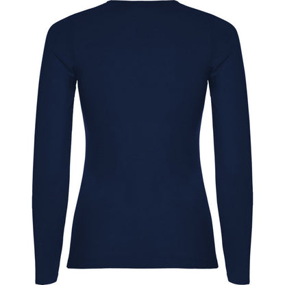 Navy Blue - Back - Roly Womens-Ladies Extreme Long-Sleeved T-Shirt
