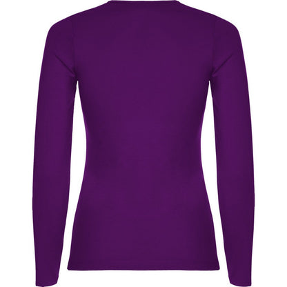 Purple - Back - Roly Womens-Ladies Extreme Long-Sleeved T-Shirt