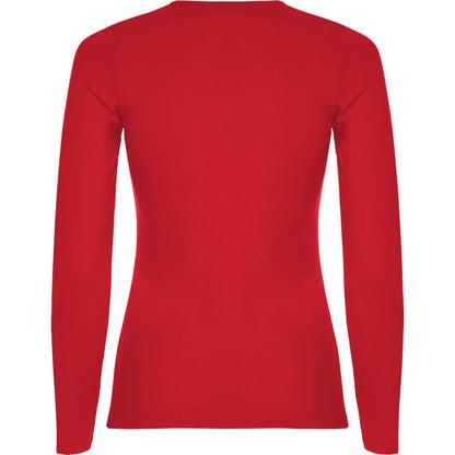 Red - Back - Roly Womens-Ladies Extreme Long-Sleeved T-Shirt