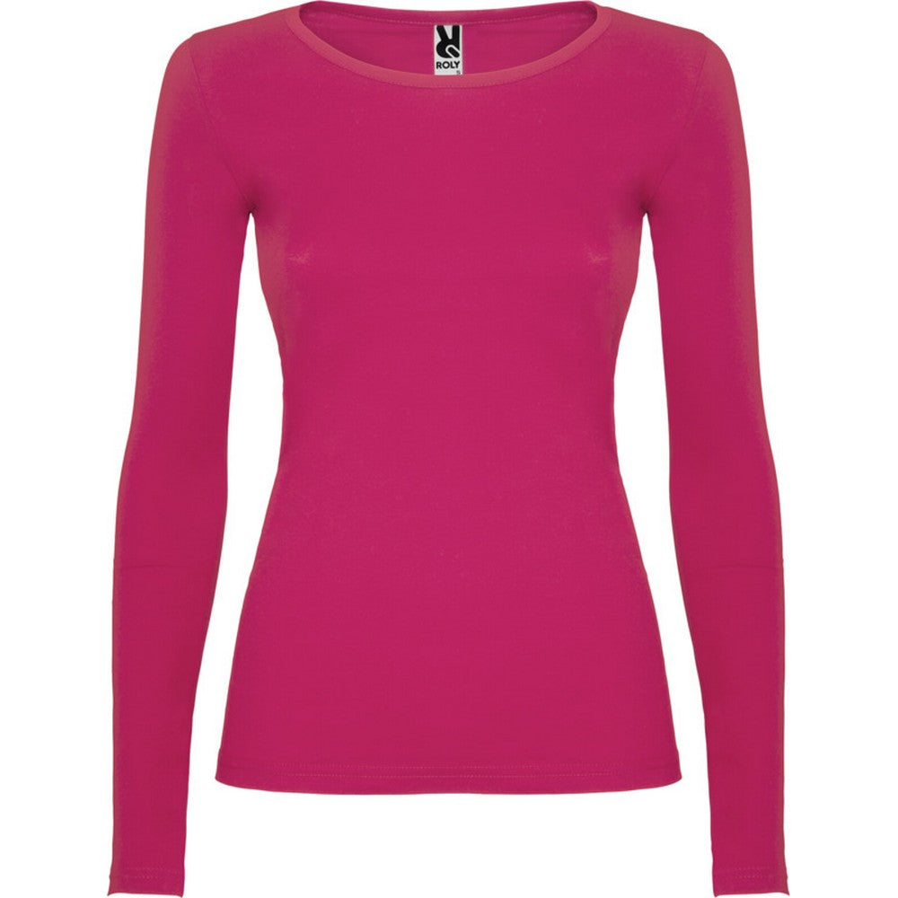 Rosette - Front - Roly Womens-Ladies Extreme Long-Sleeved T-Shirt