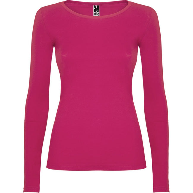 Rosette - Front - Roly Womens-Ladies Extreme Long-Sleeved T-Shirt