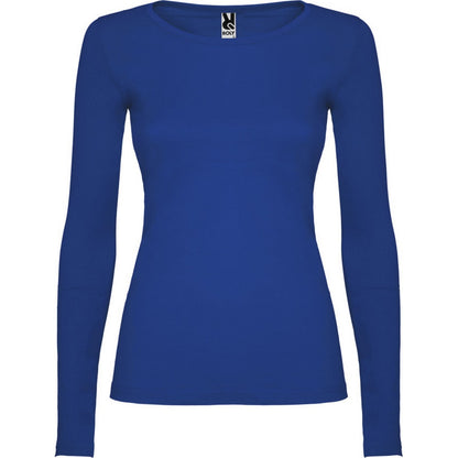 Royal Blue - Front - Roly Womens-Ladies Extreme Long-Sleeved T-Shirt