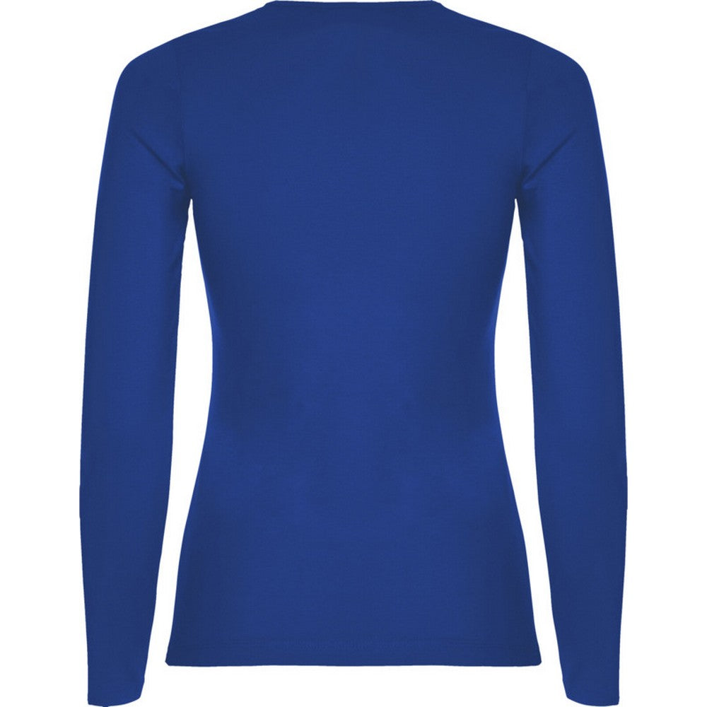 Royal Blue - Back - Roly Womens-Ladies Extreme Long-Sleeved T-Shirt