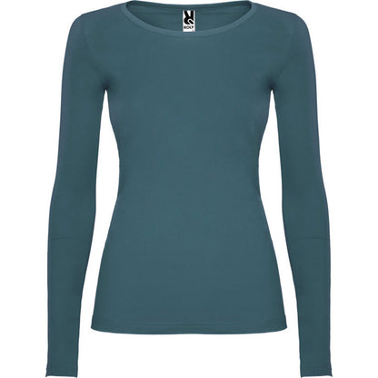 Storm Blue - Front - Roly Womens-Ladies Extreme Long-Sleeved T-Shirt
