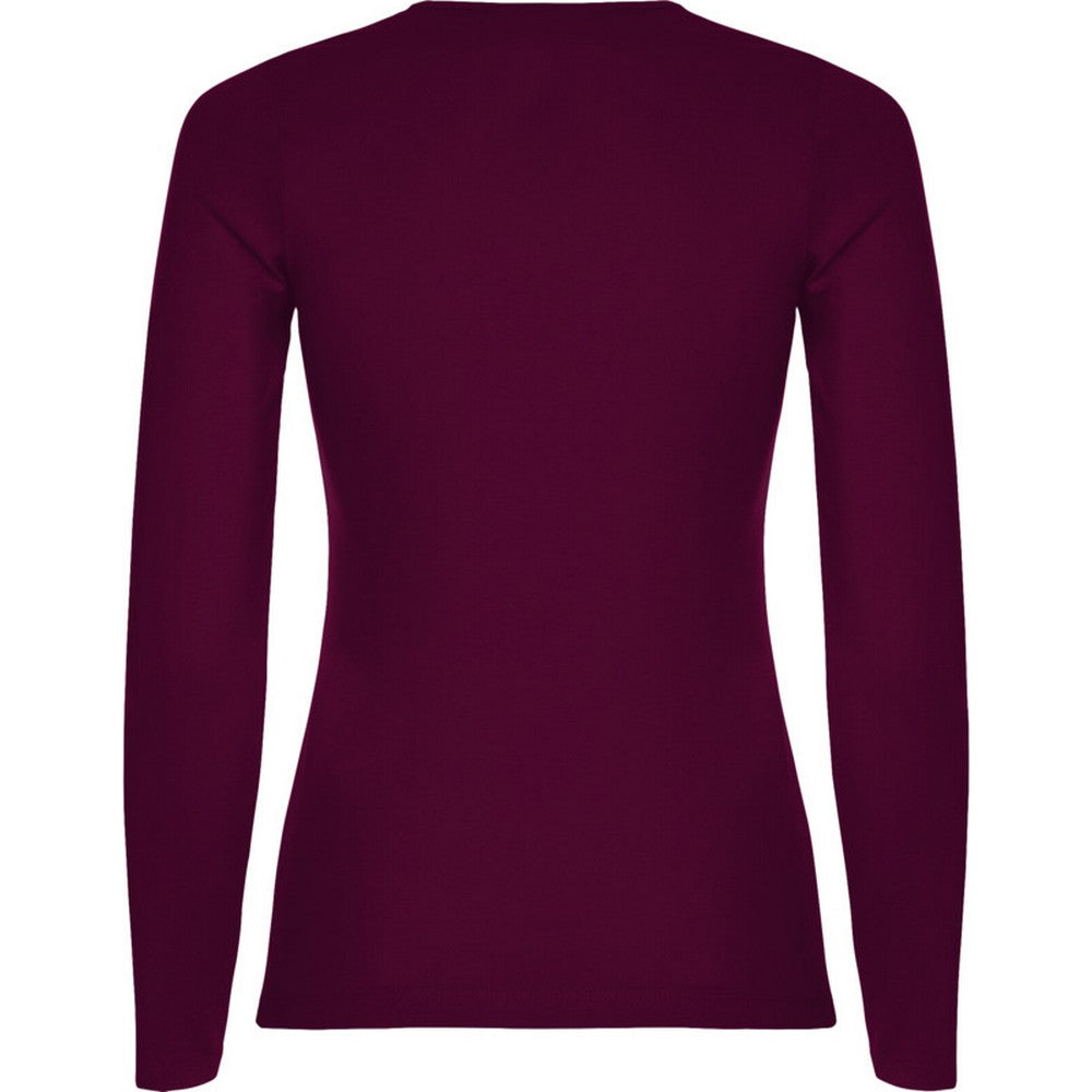 Garnet - Back - Roly Womens-Ladies Extreme Long-Sleeved T-Shirt