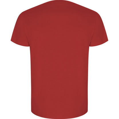 Red - Back - Roly Mens Golden Plain Short-Sleeved T-Shirt