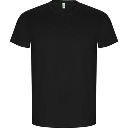 Solid Black - Front - Roly Mens Golden Plain Short-Sleeved T-Shirt