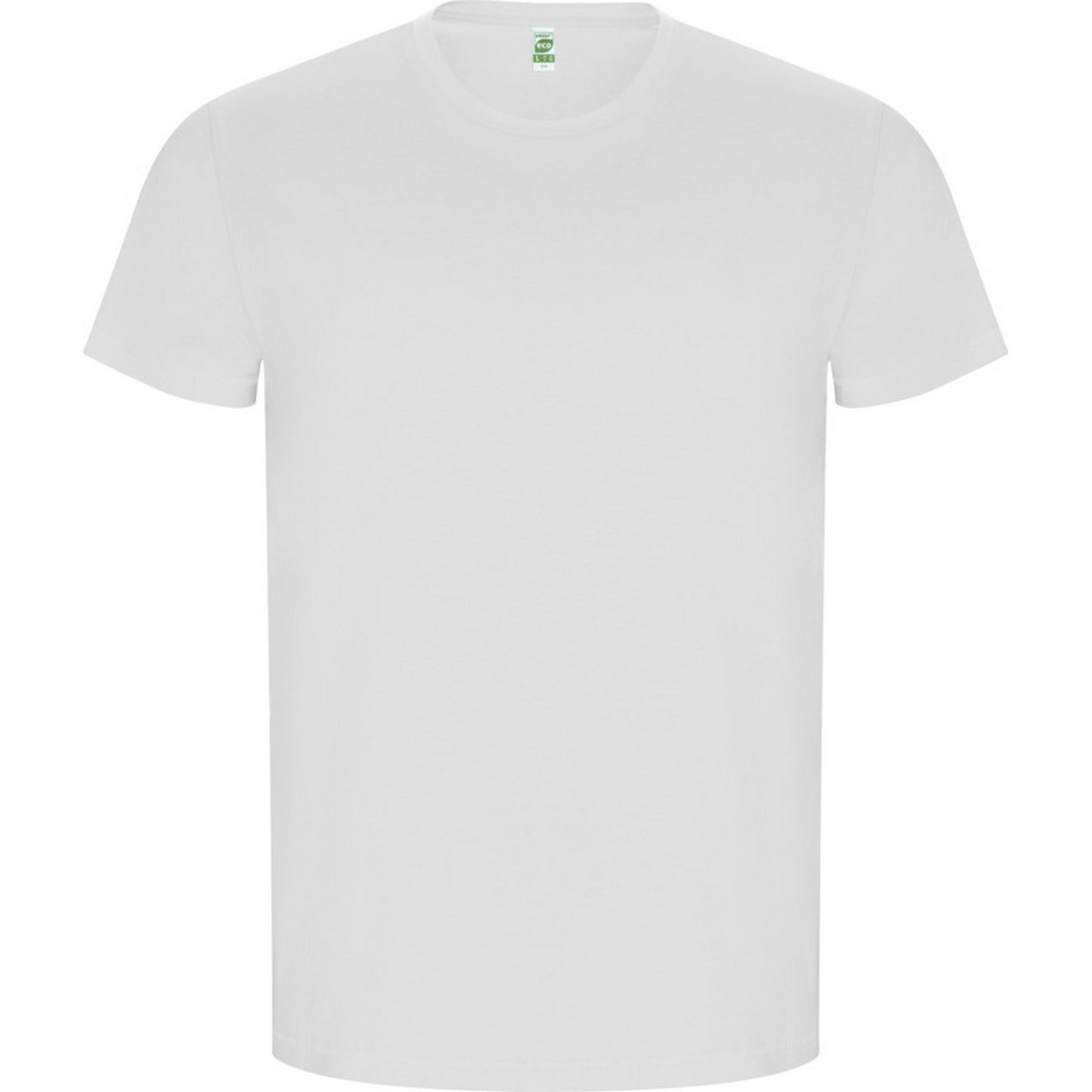 White - Front - Roly Mens Golden Plain Short-Sleeved T-Shirt
